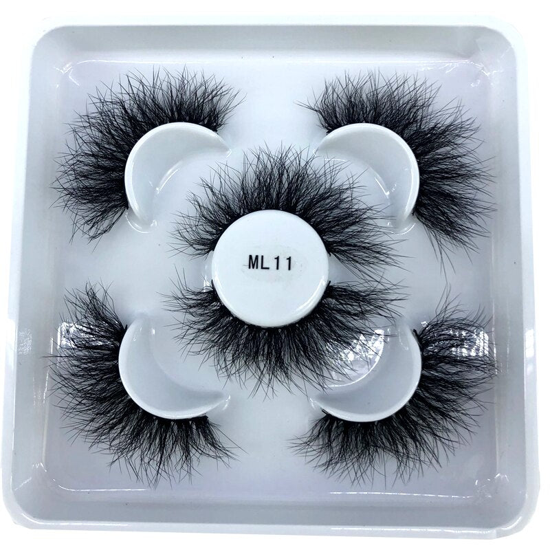 3 Pairs 3D Mink Style False Eyelashes | Natural, Reusable, Dramatic
