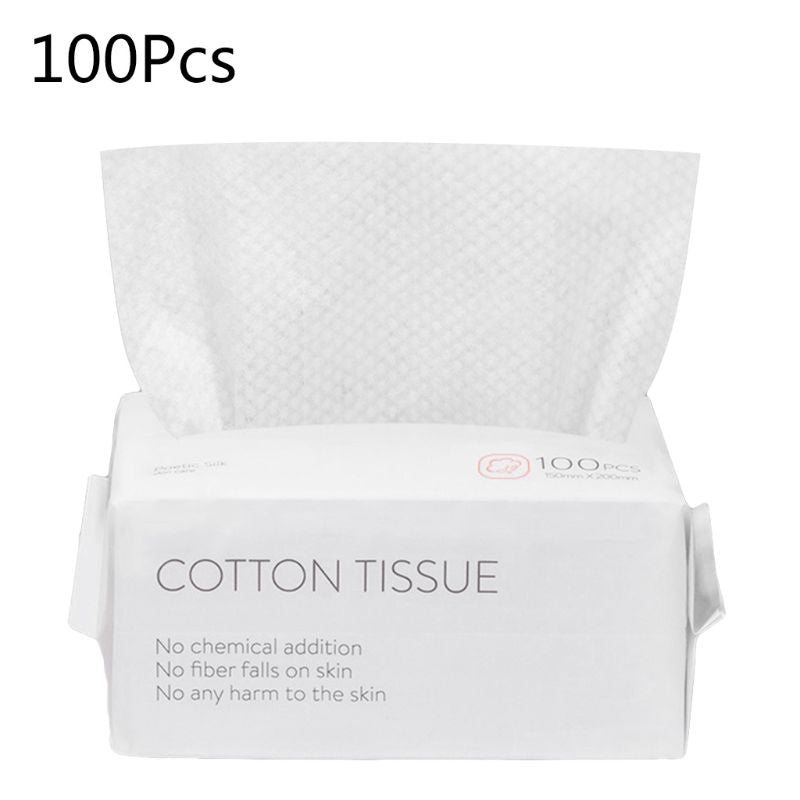 Disposable Facial Tissues & Makeup Wipes (50–100 pcs)