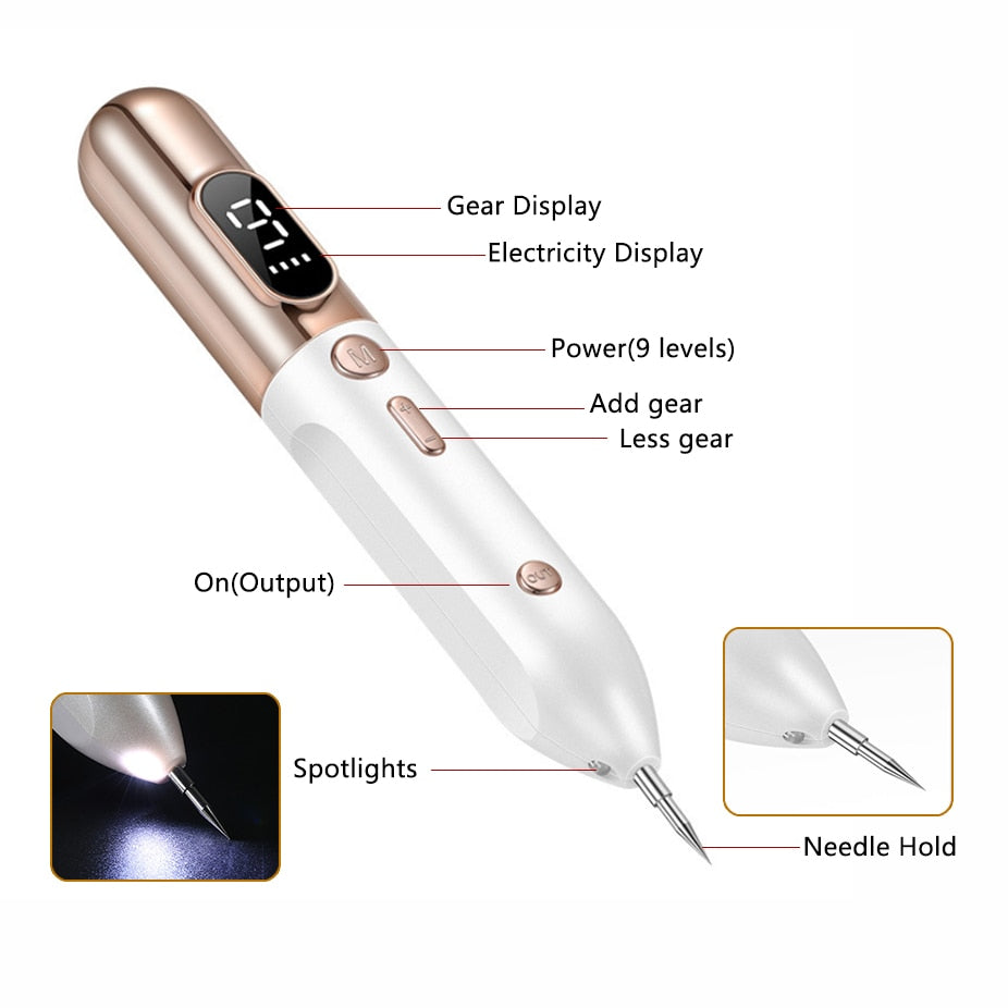 Laser Plasma Pen for Mole, Tattoo & Dark Spot Removal