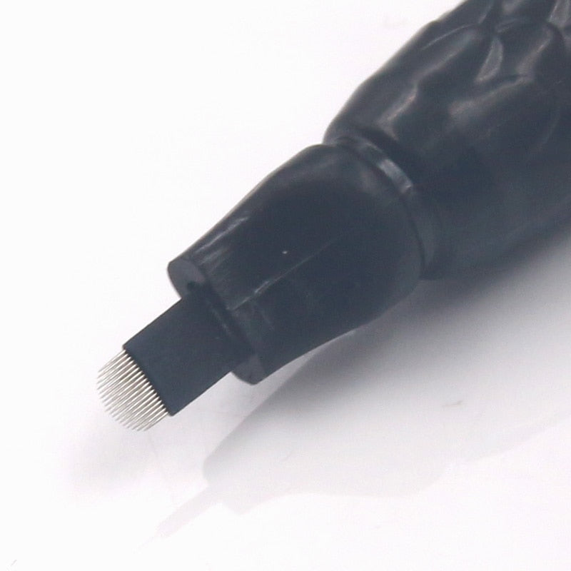 100-pcs Disposable Microblading Pen 18U | 0.15 mm Pen & Blade Kit