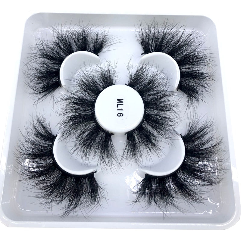 3 Pairs 3D Mink Style False Eyelashes | Natural, Reusable, Dramatic