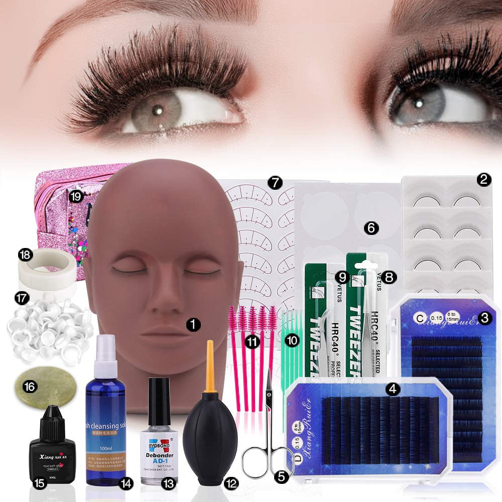 22-in-1 Eyelash Extension Training Kit | Full Beginner Lash & Practice Set