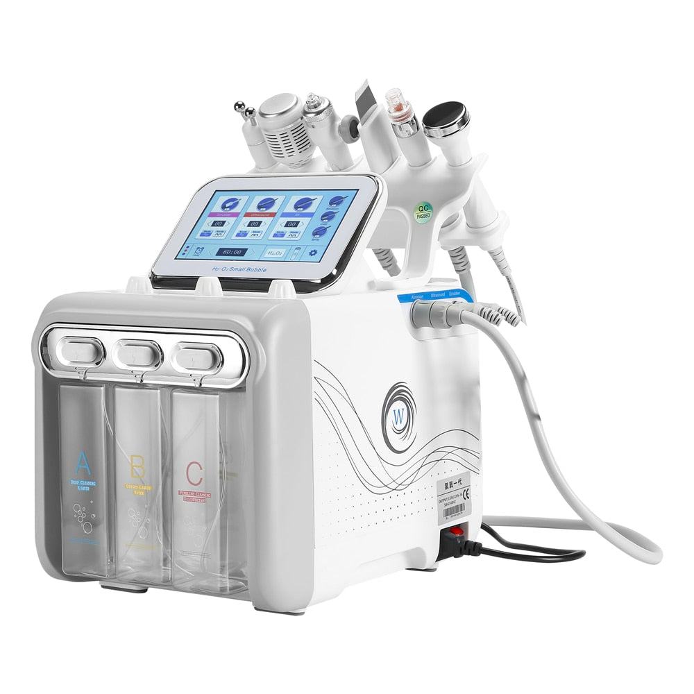 6-in-1 Hydro Dermabrasion & RF Bio-Lifting Facial Spa Machine | Golden Beauty