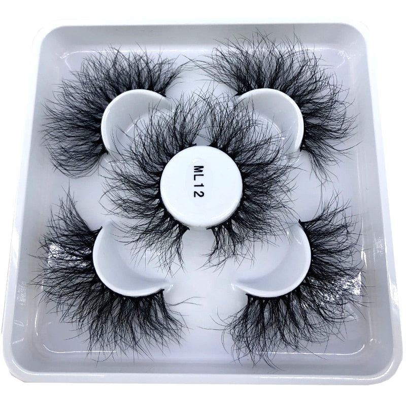 3 Pairs 3D Mink Style False Eyelashes | Natural, Reusable, Dramatic