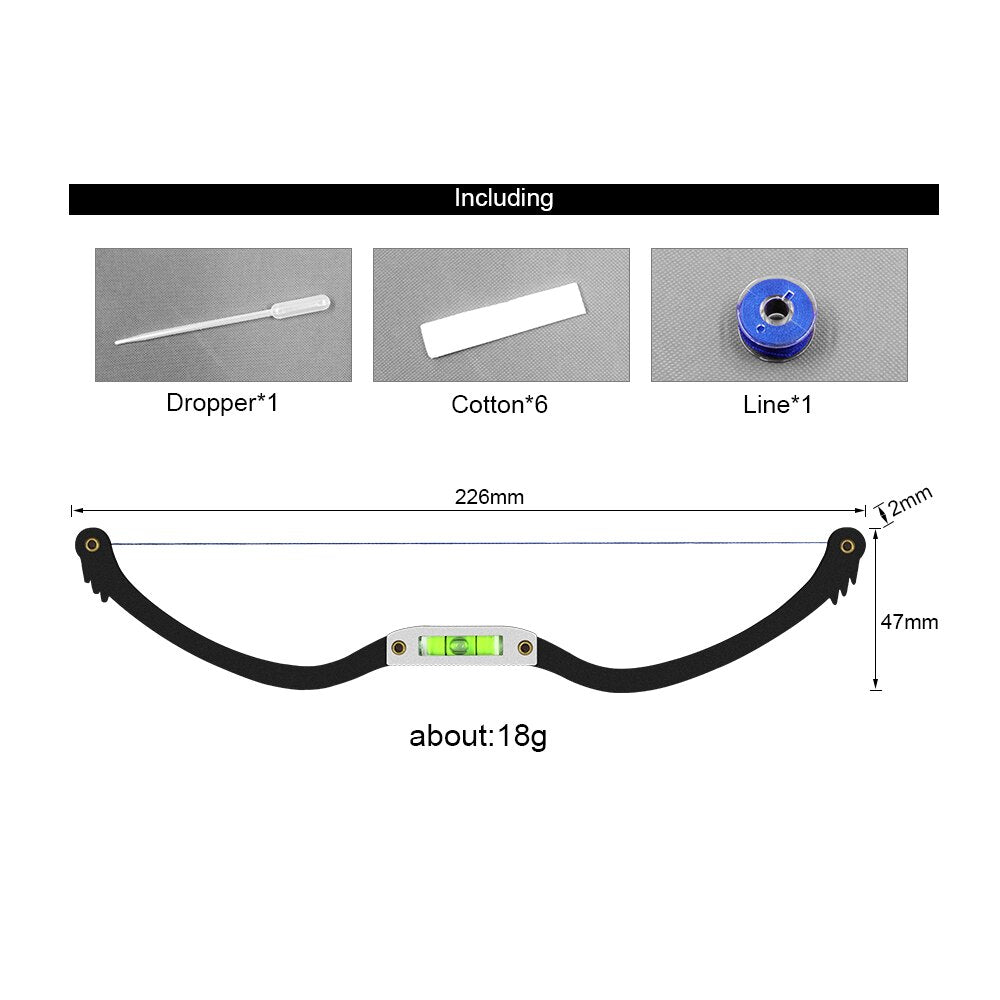 Eyebrow Mapping Ruler & Positioning String | Horizontal Bead Brow Design Tool