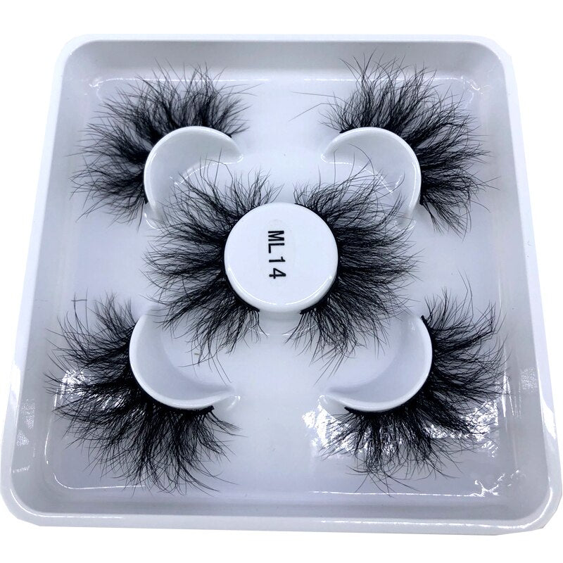 3 Pairs 3D Mink Style False Eyelashes | Natural, Reusable, Dramatic