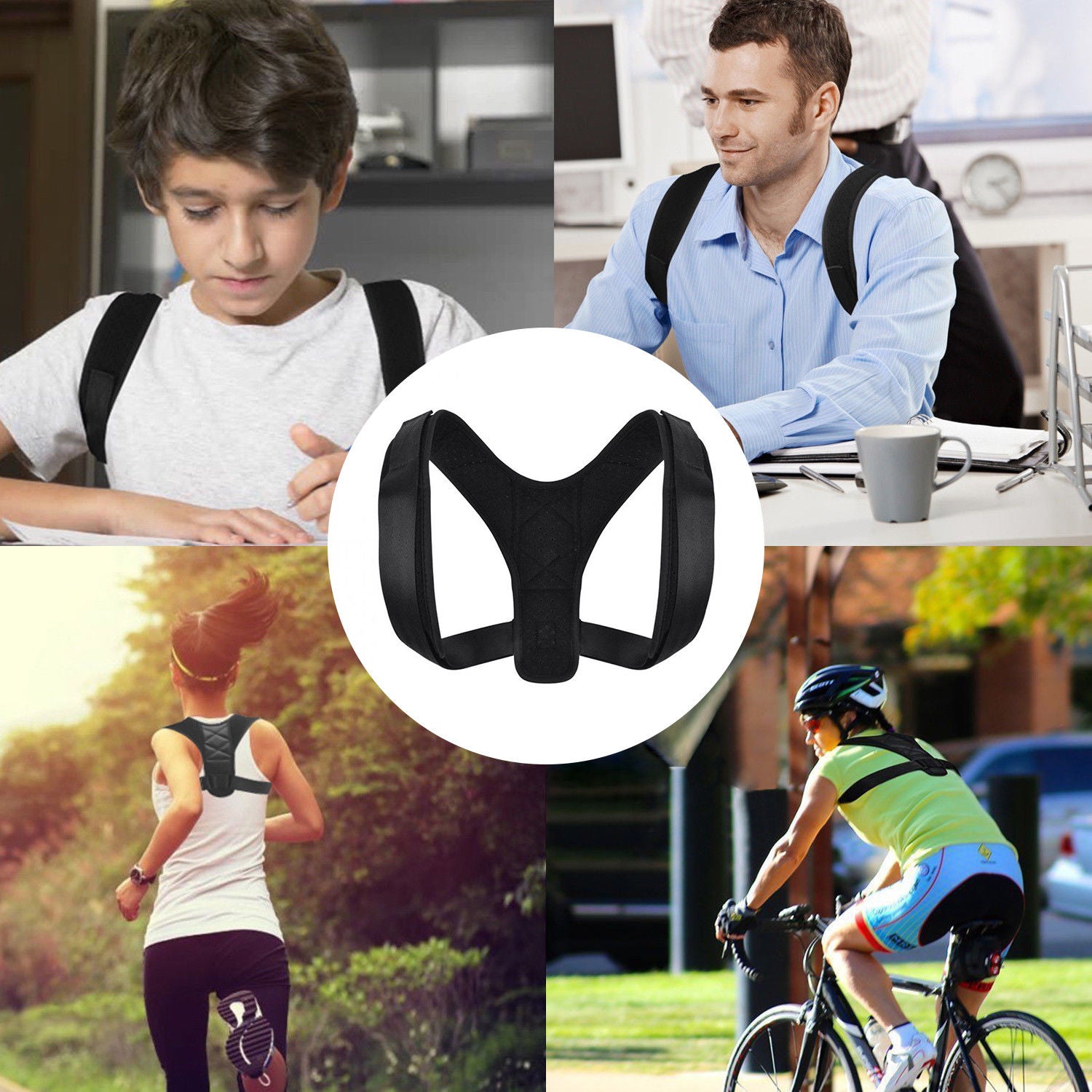 Adjustable Back Support / Posture Corrector Belt