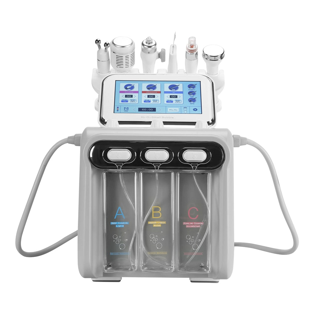 6-in-1 Hydro Dermabrasion & RF Bio-Lifting Facial Spa Machine | Golden Beauty