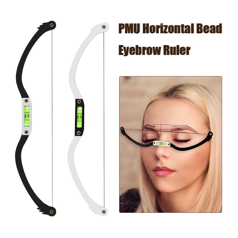 Eyebrow Mapping Ruler & Positioning String | Horizontal Bead Brow Design Tool