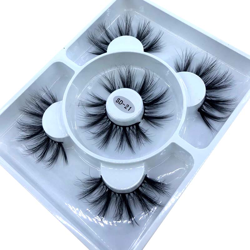 3 Pairs 3D Mink Style False Eyelashes | Natural, Reusable, Dramatic