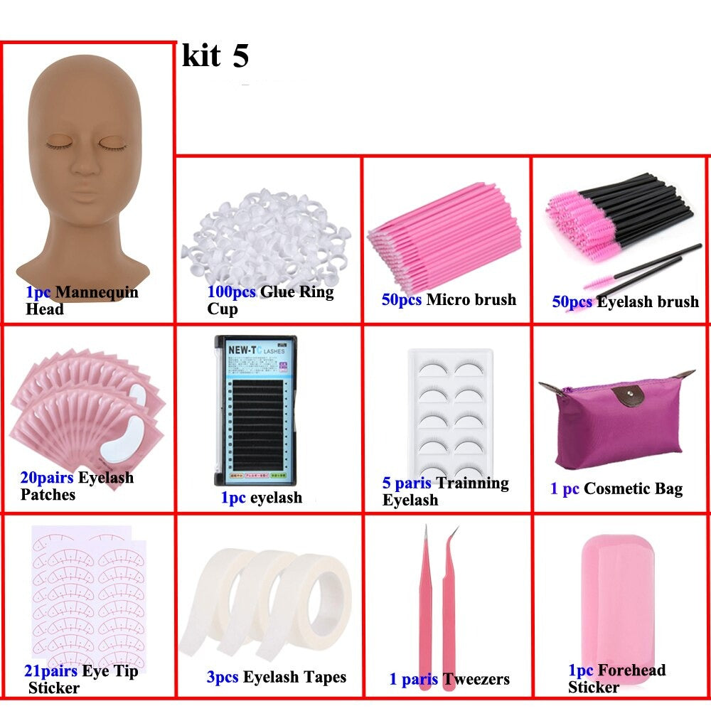 Beginner Eyelash Extension Kit | Complete Lash Supplies & Tools Set