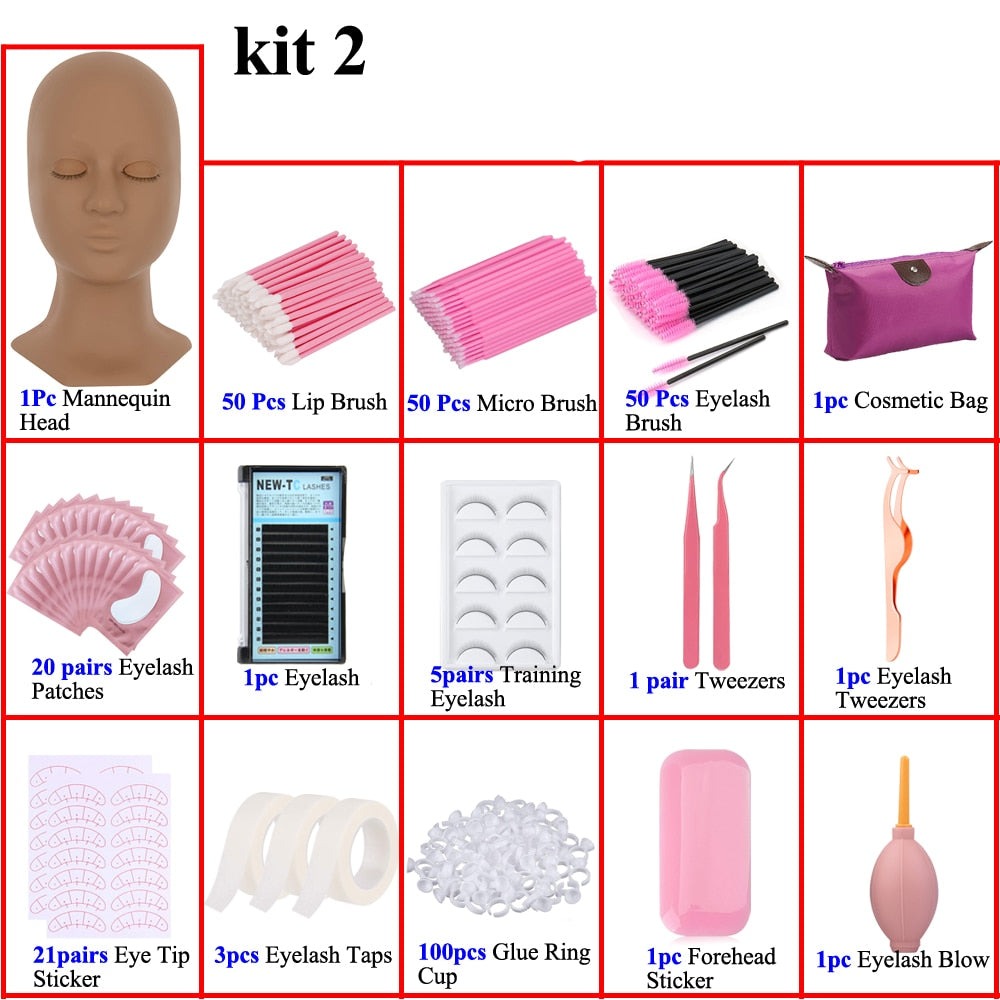 Beginner Eyelash Extension Kit | Complete Lash Supplies & Tools Set