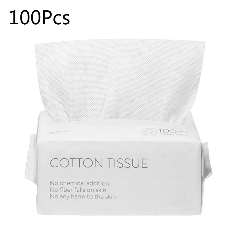 Disposable Facial Tissues & Makeup Wipes (50–100 pcs)
