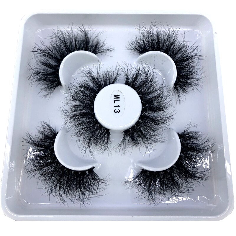3 Pairs 3D Mink Style False Eyelashes | Natural, Reusable, Dramatic