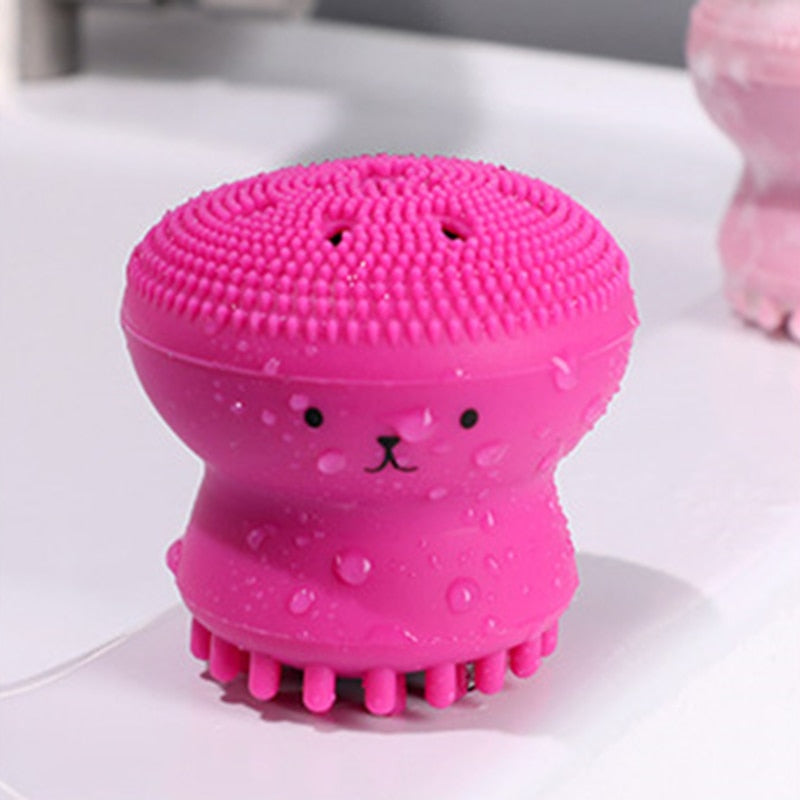 Silicone Octopus Facial Cleansing Brush