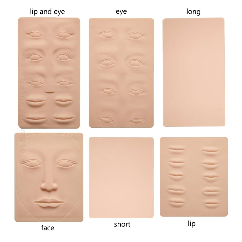 3D Silicone Permanent Makeup Practice Skin | Microblading & Tattoo Training Pad