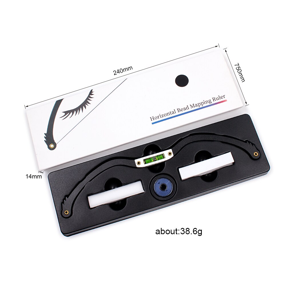 Eyebrow Mapping Ruler & Positioning String | Horizontal Bead Brow Design Tool