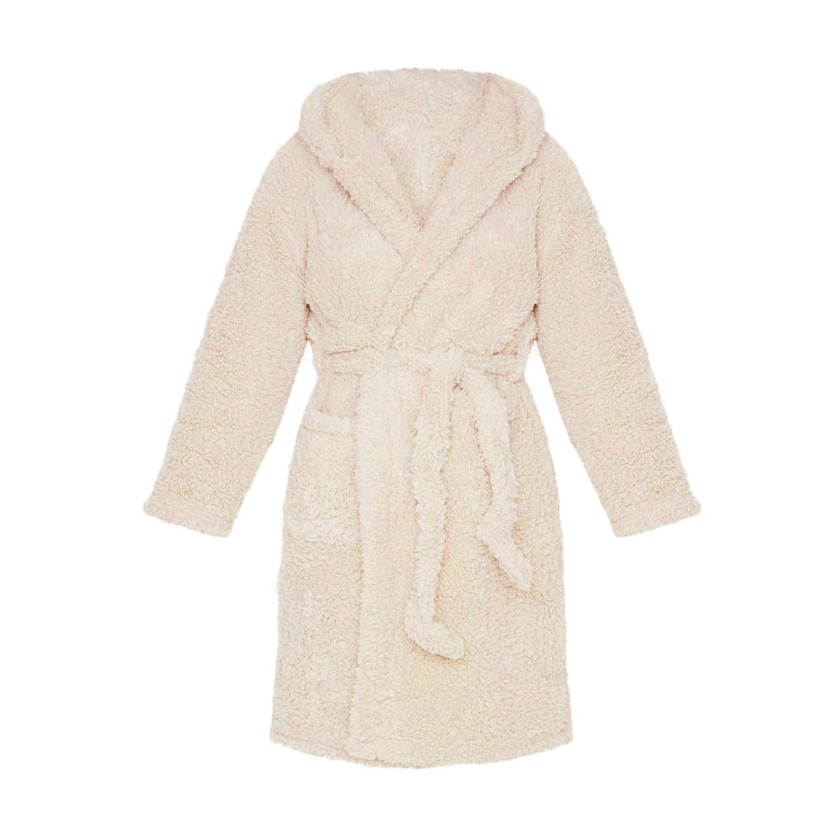 Winter Warm Casual Robes – Ear Hooded Plush Bathrobe