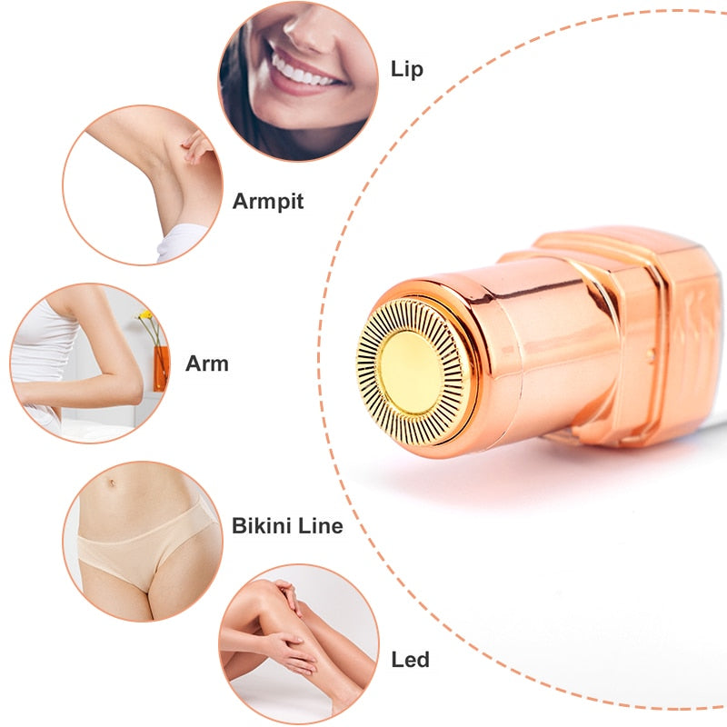 Electric Epilator Painless Hair Shaving Device