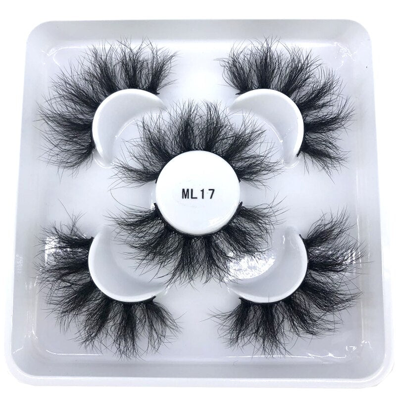 3 Pairs 3D Mink Style False Eyelashes | Natural, Reusable, Dramatic