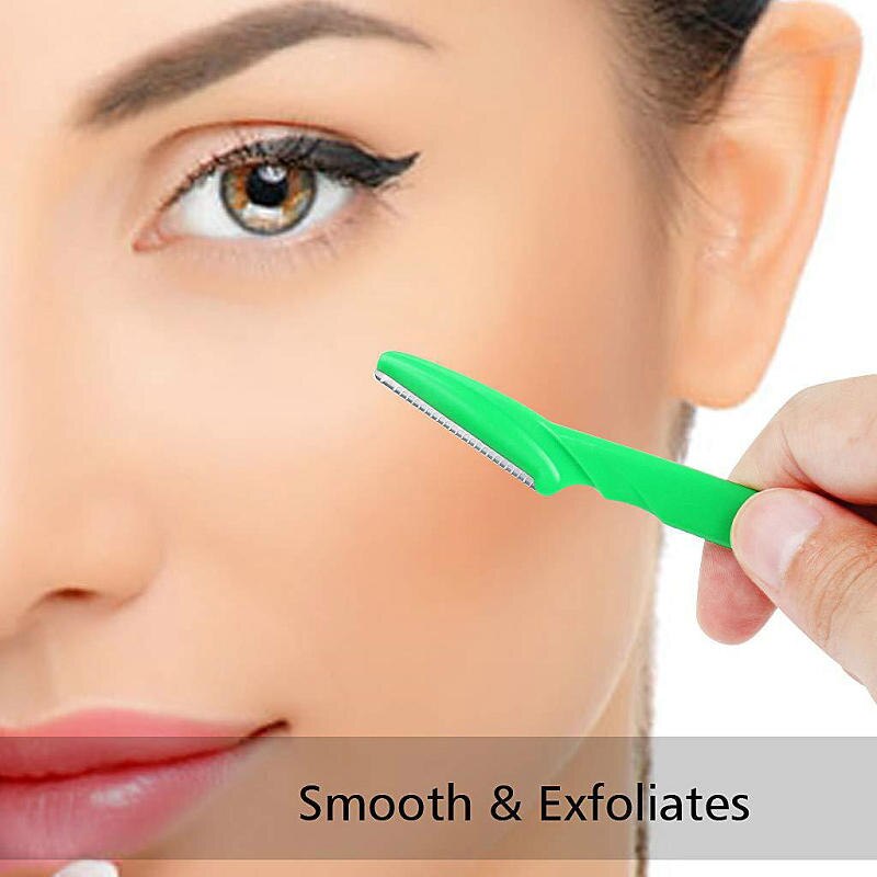 10-pcs Eyebrow Razor & Dermaplaning Facial Shaver Set | Painless Eyebrow & Face Trimmer Kit
