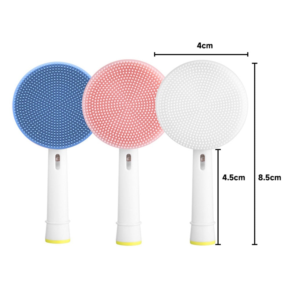 Facial Cleansing Brush Head — Replacement for Oral-B Electric Toothbrushes