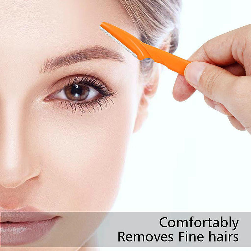 10-pcs Eyebrow Razor & Dermaplaning Facial Shaver Set | Painless Eyebrow & Face Trimmer Kit