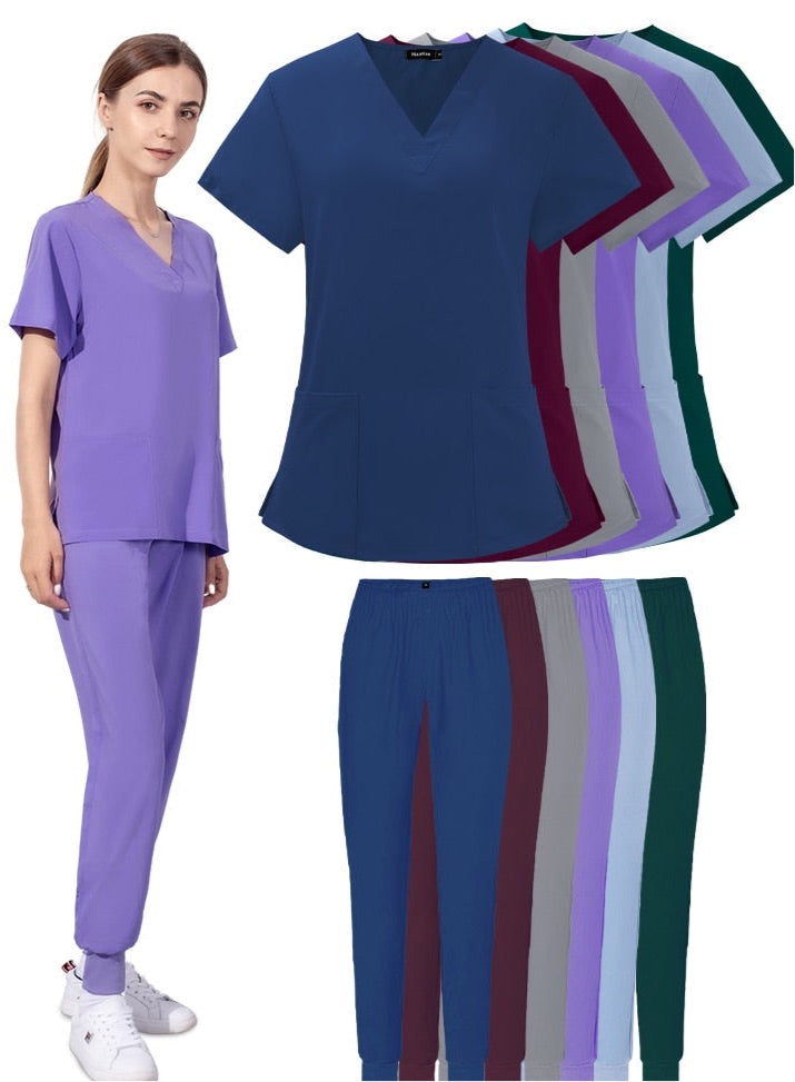 Women’s Medical Scrub Suit – Unisex Hospital & Surgical Uniform