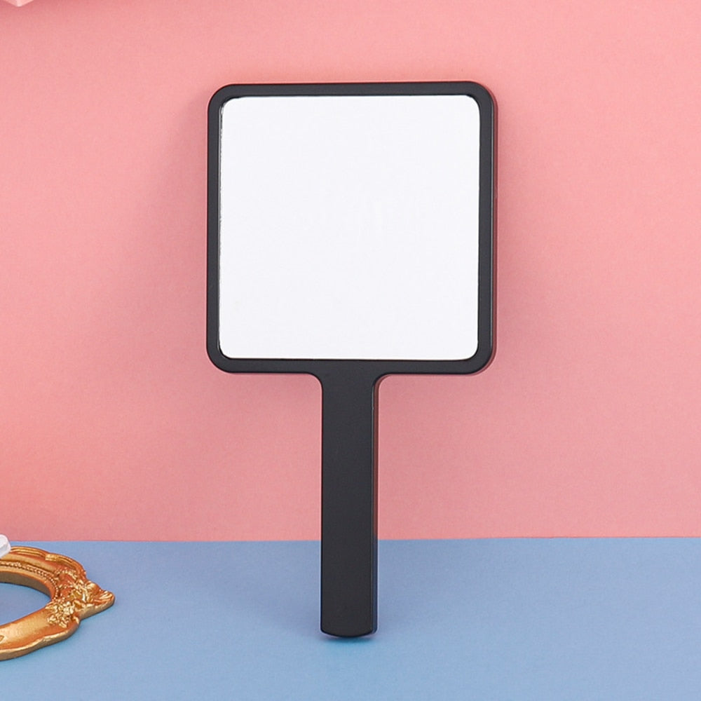 Hand Mirror Spa Salon Compact Makeup Mirror with Handle