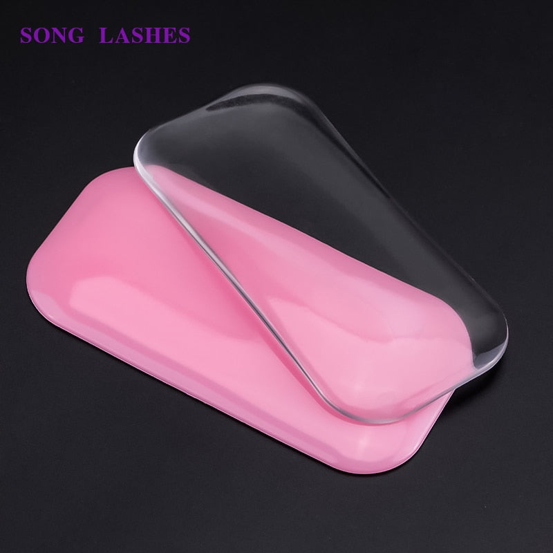 Silicone Eyelash Extension Stand / Pallet Pad | Reusable Lash Work Surface