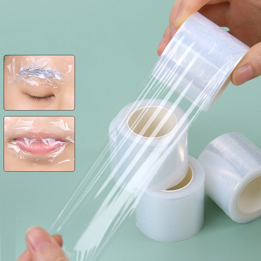 40 mm × 200 m Clear Tattoo Wrap Film | Preservative Protective Cover Roll
