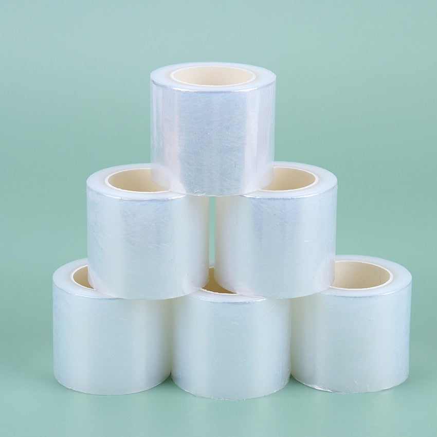 40 mm × 200 m Clear Tattoo Wrap Film | Preservative Protective Cover Roll