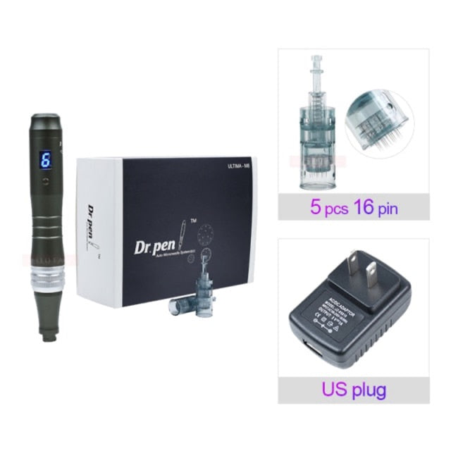 Wireless Derma Pen with Cartridges Kit