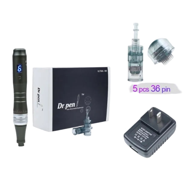 Wireless Derma Pen with Cartridges Kit