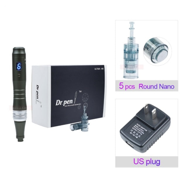 Wireless Derma Pen with Cartridges Kit