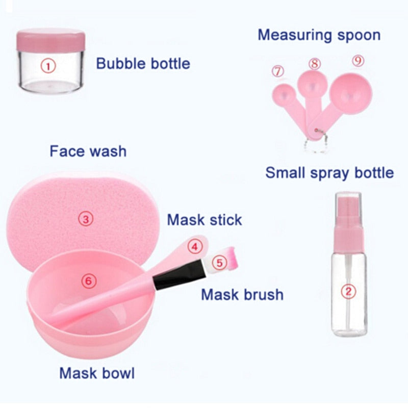 Top Quality Homemade Makeup Beauty Tool Facial Mask Tools Kit