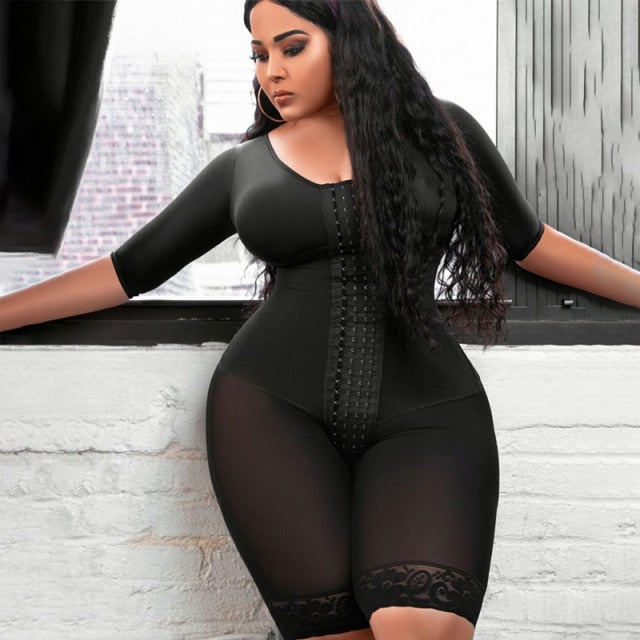 Colombian Full Body Faja with Arm Compression Support