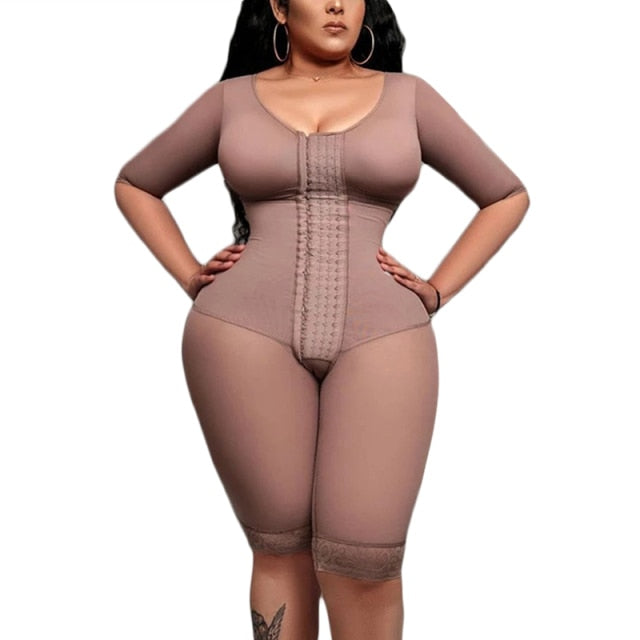 Colombian Full Body Faja with Arm Compression Support