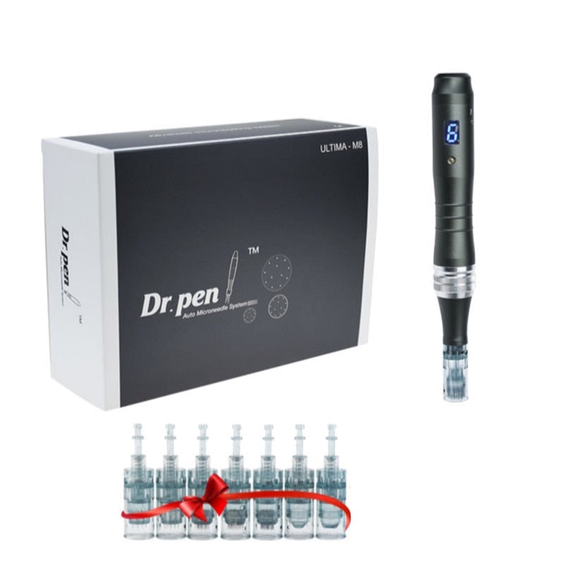 Wireless Derma Pen with Cartridges Kit