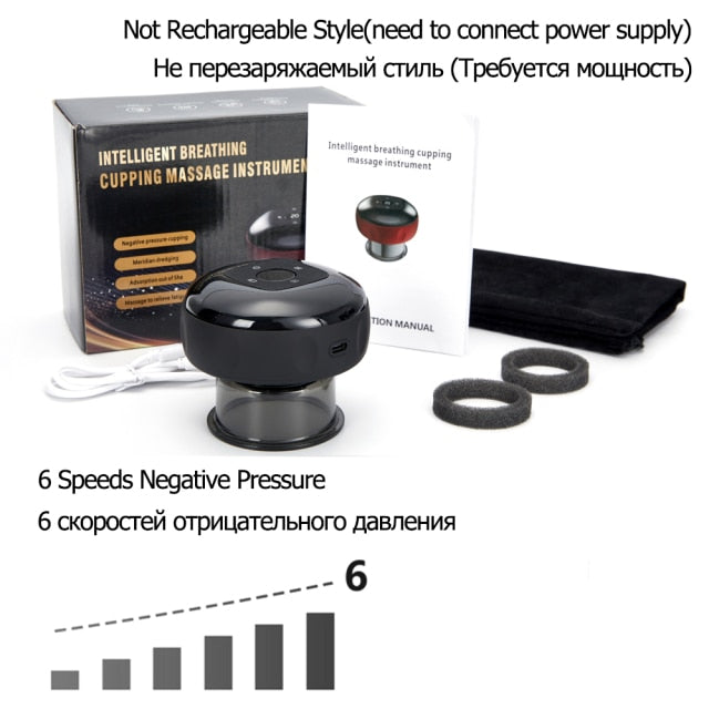 Electric Vacuum Cupping Anti-Cellulite Body Massager | Tone, Slim & Smooth Skin