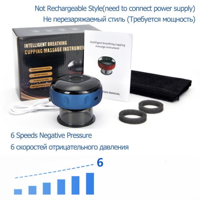 Electric Vacuum Cupping Anti-Cellulite Body Massager | Tone, Slim & Smooth Skin