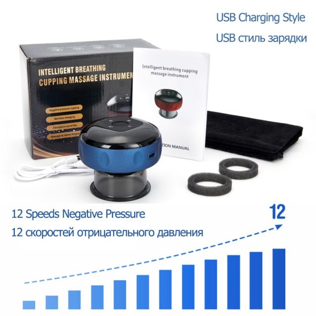 Electric Vacuum Cupping Anti-Cellulite Body Massager | Tone, Slim & Smooth Skin