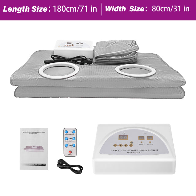 Digital Infrared Sauna Blanket | Home Spa Weight Loss & Detox Therapy