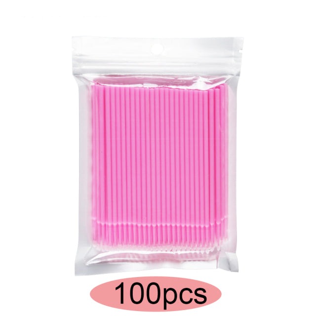 Bulk Eyelash & Eyebrow Spoolie Brushes | 50 / 100 / 300 / 500 Disposable Lash & Brow Wands