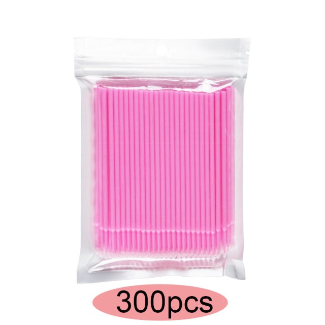 Bulk Eyelash & Eyebrow Spoolie Brushes | 50 / 100 / 300 / 500 Disposable Lash & Brow Wands