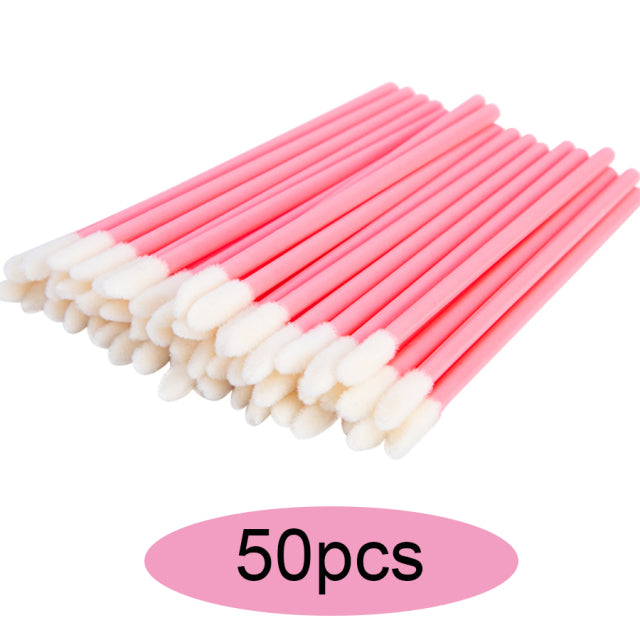 Bulk Eyelash & Eyebrow Spoolie Brushes | 50 / 100 / 300 / 500 Disposable Lash & Brow Wands