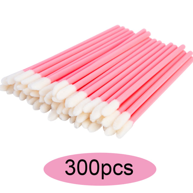 Bulk Eyelash & Eyebrow Spoolie Brushes | 50 / 100 / 300 / 500 Disposable Lash & Brow Wands