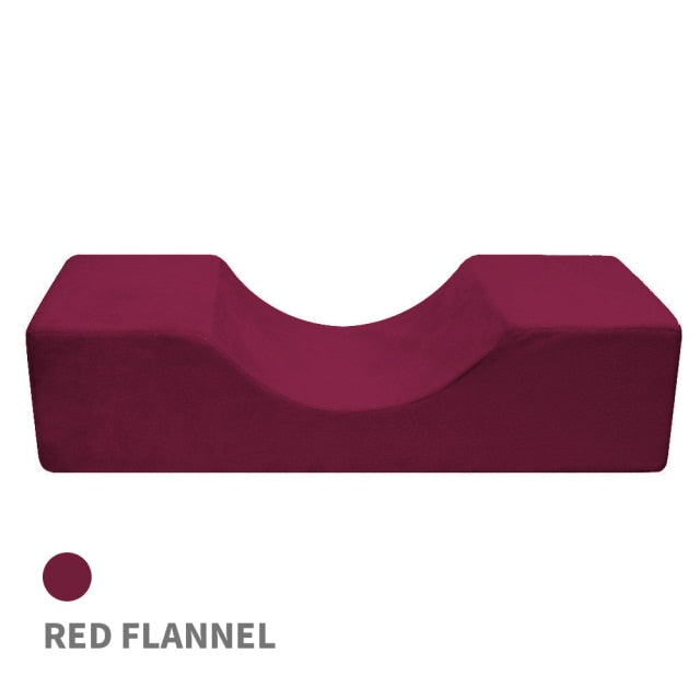 Lash Neck Support Eyelash Shelf Set – Soft Grafting Memory Foam