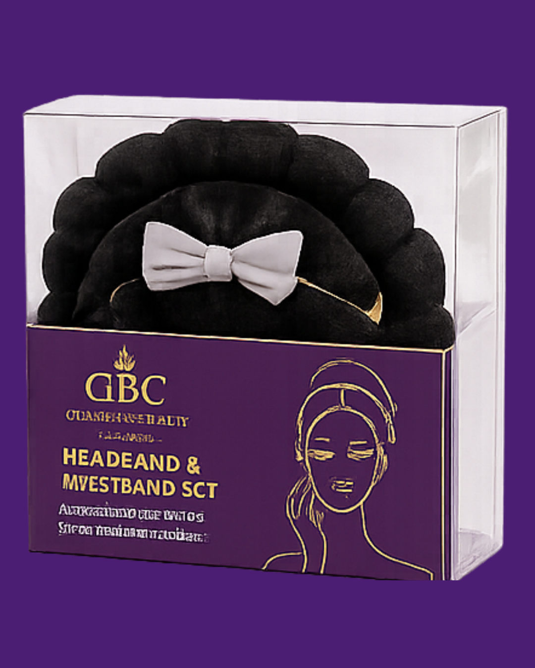 GBC Headband & Wristband Set (black)