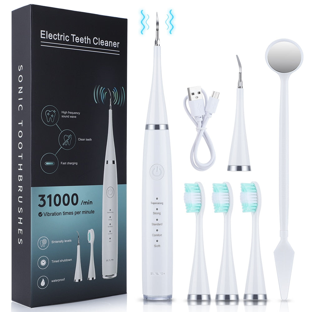 Electrical Dental Teeth Whitening Cleaner Kit